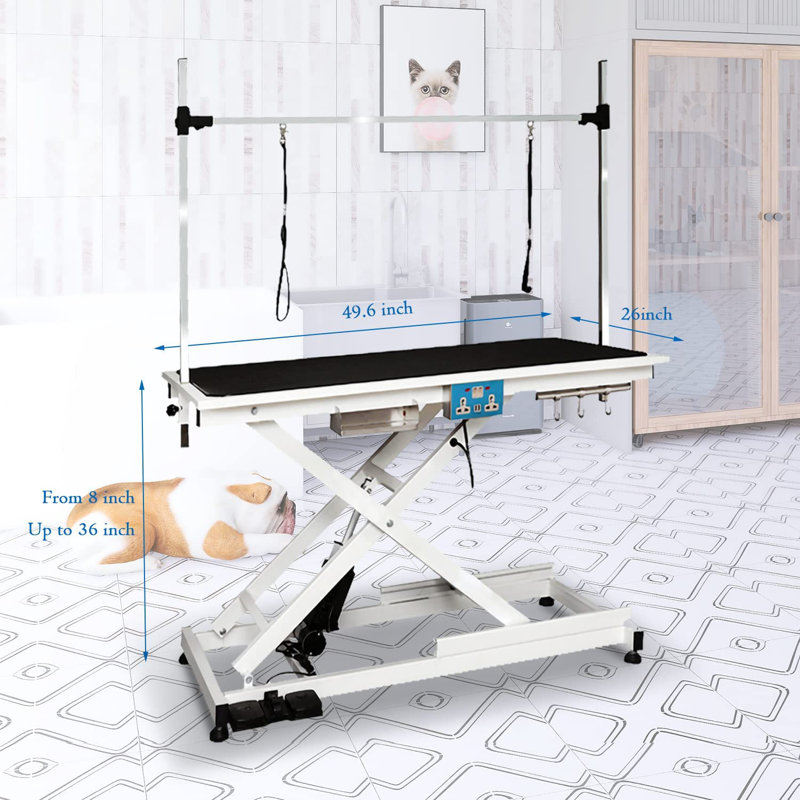 SoarFlash Electric Lift Pet Grooming Table Wayfair